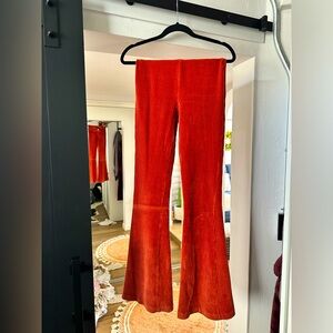 Velvet bell bottom